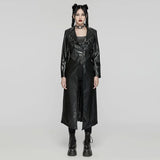 Crescendo PU Trench Coat - PunkRave