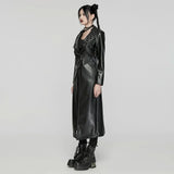 Crescendo PU Trench Coat - PunkRave