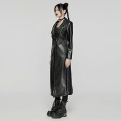 Crescendo PU Trench Coat - PunkRave