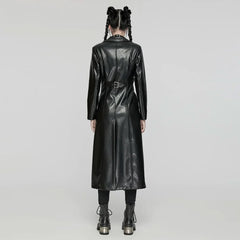 Crescendo PU Trench Coat - PunkRave
