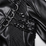 Crescendo PU Trench Coat - PunkRave