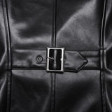 Crescendo PU Trench Coat - PunkRave