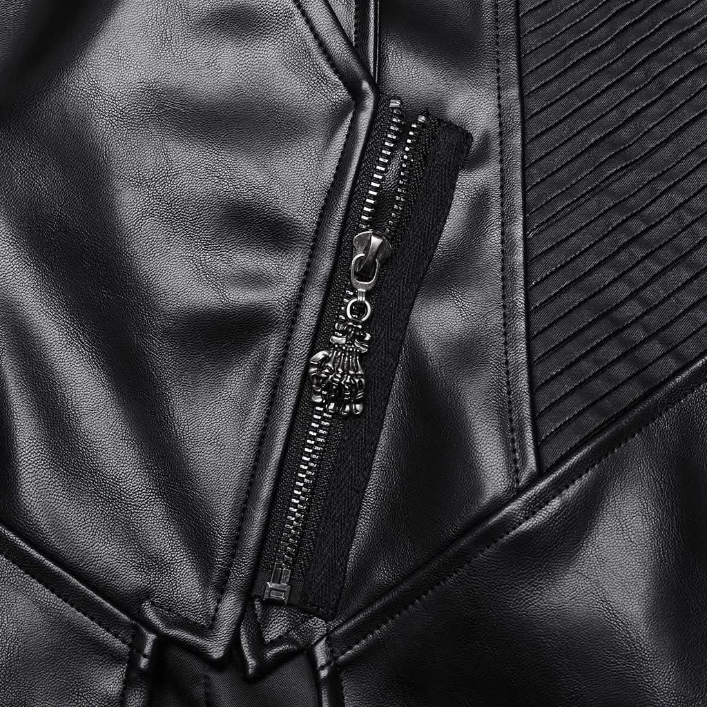 Crescendo PU Trench Coat - PunkRave