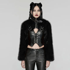 Cindralis Fur Jacket - PunkRave