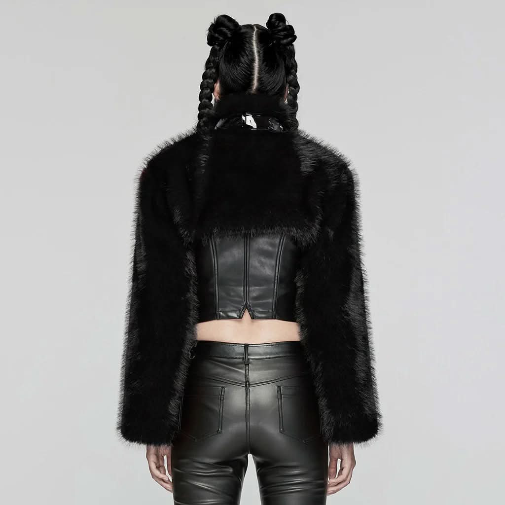 Cindralis Fur Jacket - PunkRave