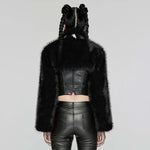 Cindralis Fur Jacket - PunkRave