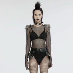 Nightbind Mesh Bodysuit - PunkRave