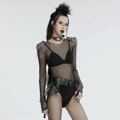 Nightbind Mesh Bodysuit - PunkRave