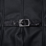 Astarte Gothic PU Faux Leather Buckle Vest Men's