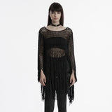 Athamant Gothic Black Knit Shirt