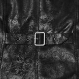 Morrigan Gothic Faux Leather Armor Sleeveless Coat Men's