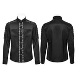 Demeter Gothic Fishnet Eyelet Shirt Men's