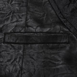 Celestia Gothic Distressed Jacquard Ruffle Shoulder Waistcoat Men's