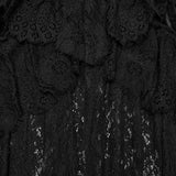 Marchesa Women's Gothic Skirt with Lace in Black