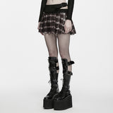 Harrow Plaid Pleated Mini Skirt