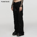 Artemidorus Gothic Mesh Distressed Women's Pants