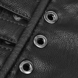 Ligeia Gothic Faux Leather Corset