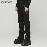 Altarf Gothic Distressed Black Denim Pants Men's