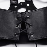 Vampires and Vixens PU Corset with a Choker - PunkRave
