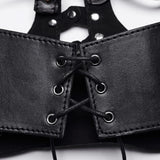 Vampires and Vixens PU Corset with a Choker - PunkRave