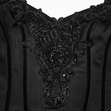 Westenra Women's Victorian Gothic Dress in Black