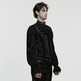 Ariadne Gothic Velvet Brocade Waistcoat Men's
