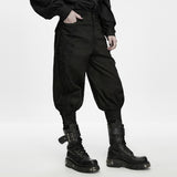 Squall Men's Gothic Military Cargo Pants in Black