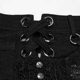 Ophelia Women's Gothic Shorts in Black