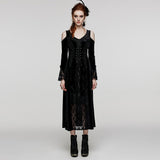 Atharvan Gothic Laced Front Dress