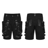 Melusine Men's Gothic Shorts in Black