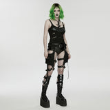 Mercurial Women's Punk Thigh Holster Bag in Black
