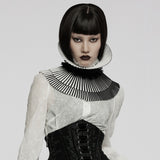 Wolfsbane Women's Gothic Collar in Black & White