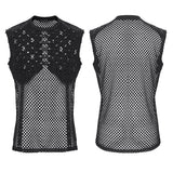 Effigy Men's Gothic Vest Top in Black