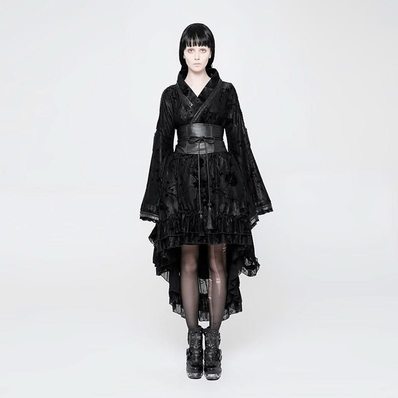 Raven Ink kimono Dress - PunkRave