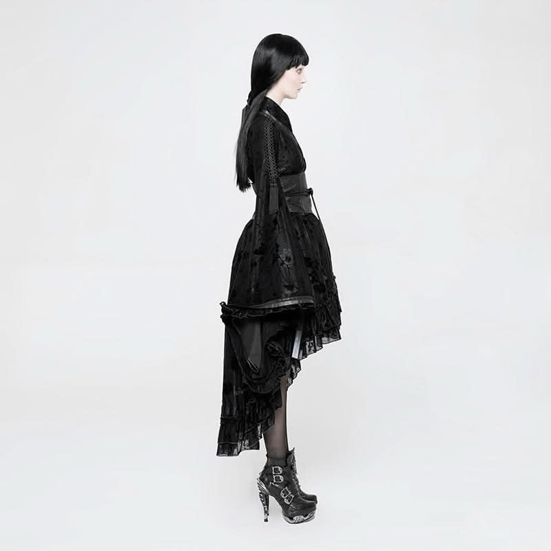 Raven Ink kimono Dress - PunkRave