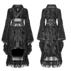 Raven Ink kimono Dress - PunkRave