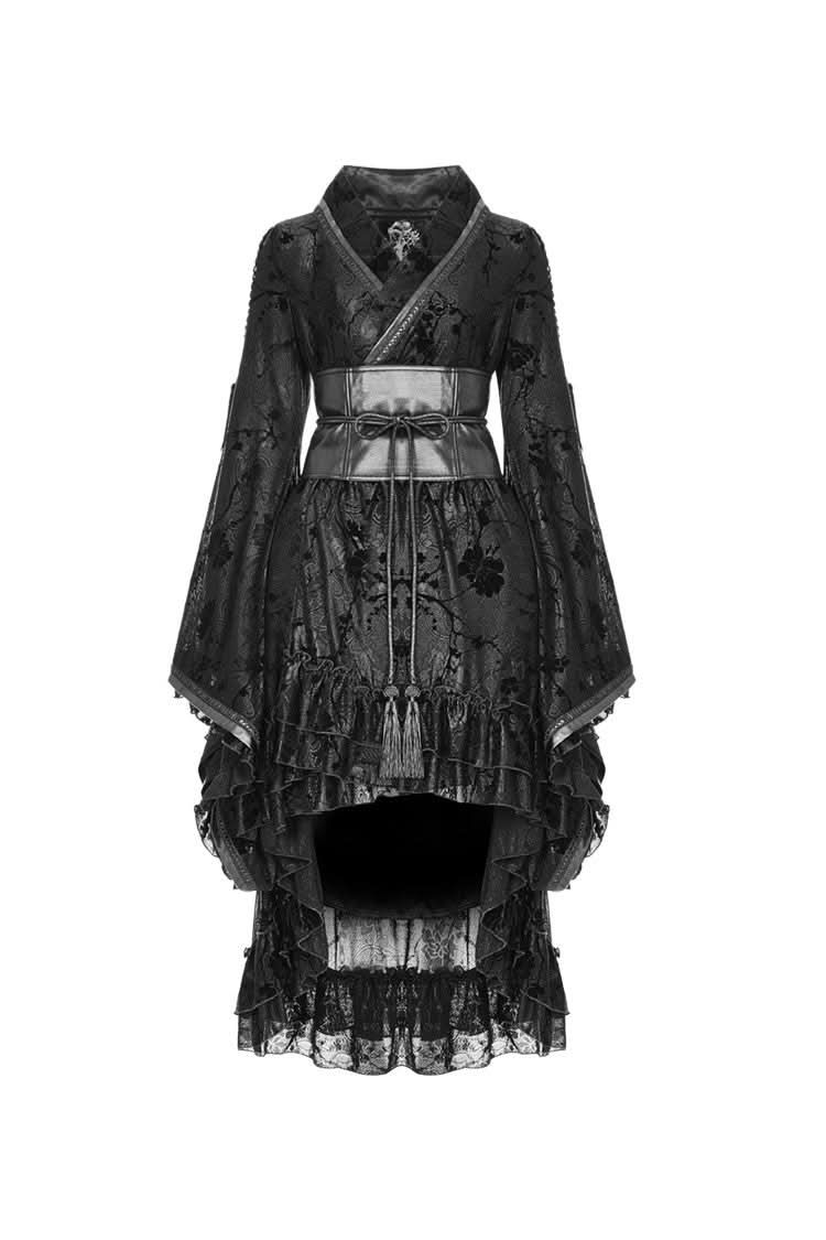 Raven Ink kimono Dress - PunkRave