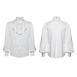 Wolfsbane Men's Gothic Shirt in White