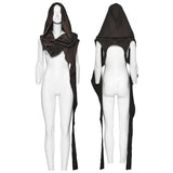 Morpheus Steampunk Hooded Drape Shrug in Coffee