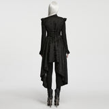 Kundry Women's Gothic Asymmetrical Vest in Black