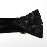 Atharvan Gothic Laced Front Dress