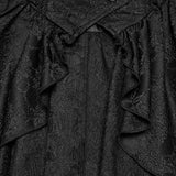 Kundry Women's Gothic Asymmetrical Vest in Black