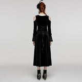 Atharvan Gothic Laced Front Dress