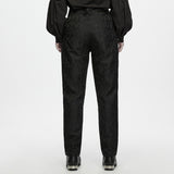 Thornfield Men's Gothic Victorian Brocade Pants in Black