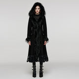 Alsciaukat Gothic Faux Fur Coat