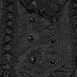 Kundry Women's Gothic Asymmetrical Vest in Black
