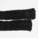 Jacquard Women's Punk Cat Ear Knit Beanie with Spikes in Black