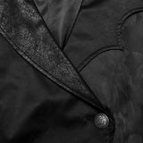 Caustic Gothic Jacquard Lace-Up Waistcoat Men's