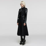 Gotham Glam PU Trench Coat - PunkRave