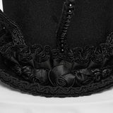 Medea Women's Gothic Hat in Black